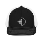 CGL Black & White Trucker Cap