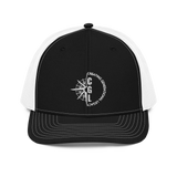 CGL Black & White Trucker Cap